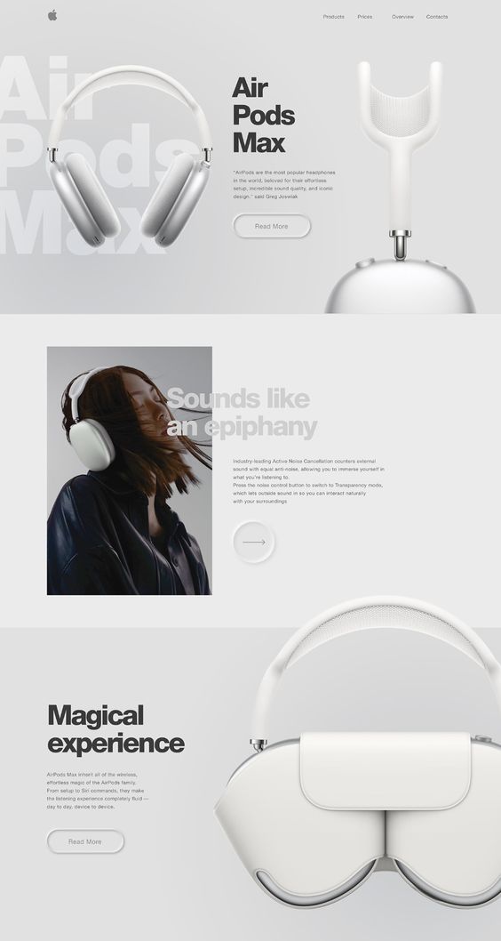 Air pods max website